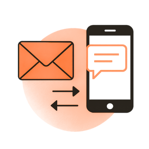 Email and phone messaging